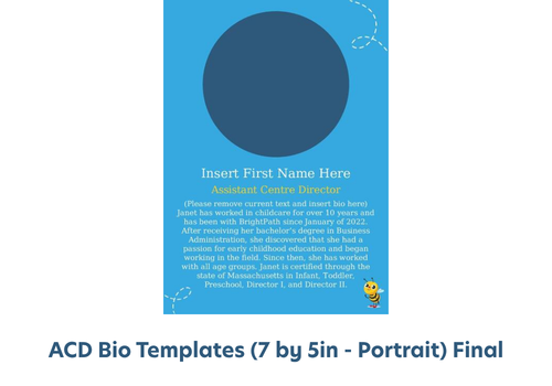 ACD Bio Templates (7 by 5in - Portrait) Final