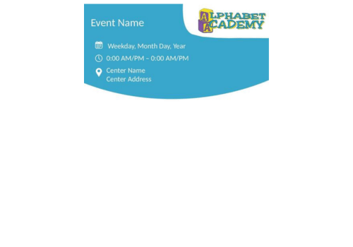 Alphabet Academy Flyer PPT Template 1