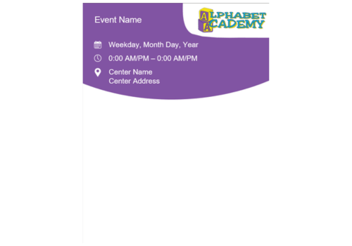 Alphabet Academy Flyer PPT Template 2