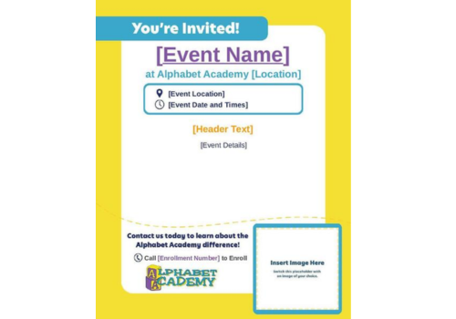 Alphabet Academy_Event Social Media Design Template