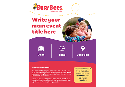 BBNA Flyer Templates_Busy Bees 2