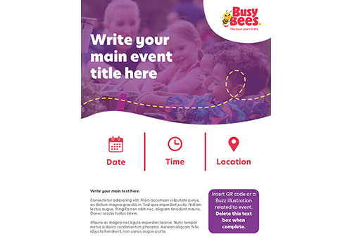 BBNA Flyer Templates_Busy Bees 4