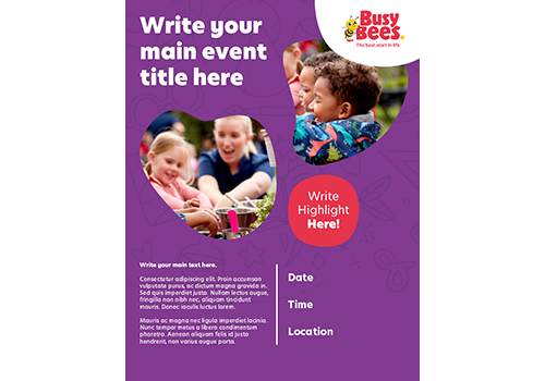 BBNA Flyer Templates_Busy Bees 8