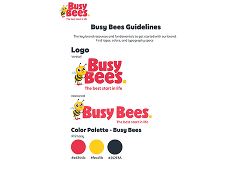 Branding Guide - Busy Bees_Page_1