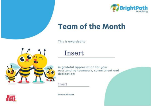 BrightPath Academy TOM Certificate