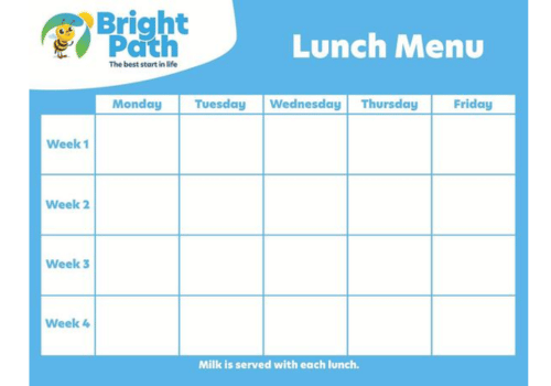 BrightPath Menu (PDF)