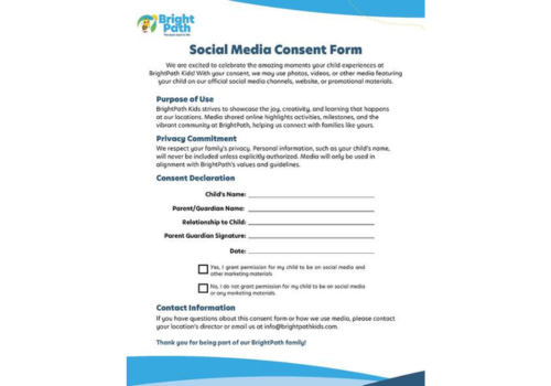 BrightPath Social Media Consent & Release Forms
