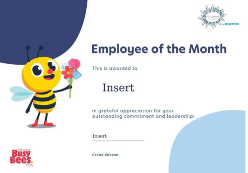 BrightPath by Kids Country EOM Certificate