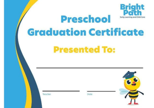 Brightpath graduation certificate