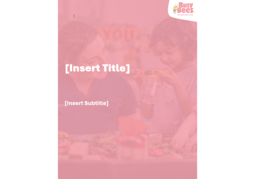 Busy Bees - HR Cover Page