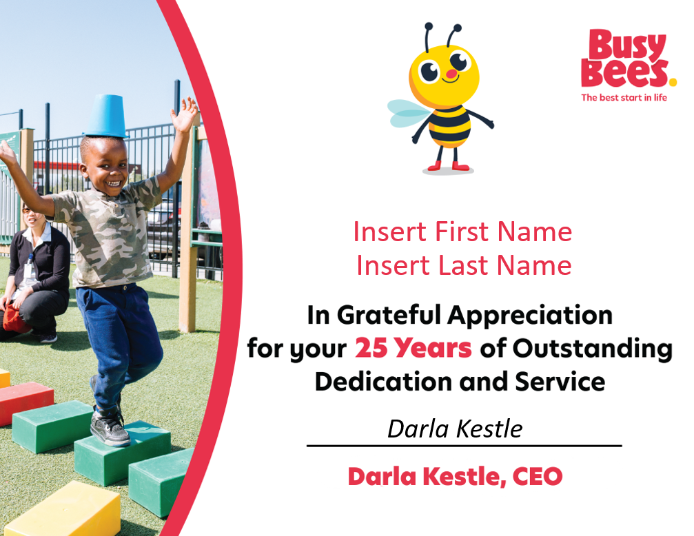 Busy Bees Cert Template_year25