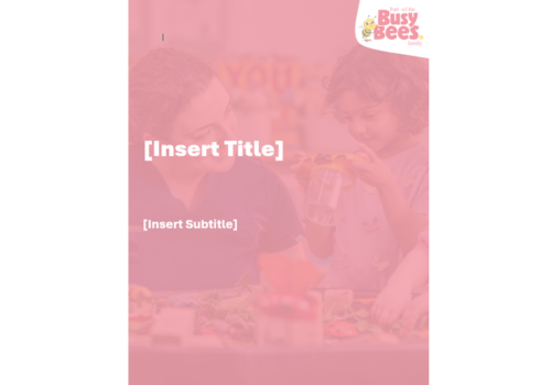 Busy Bees Family - HR Cover Page