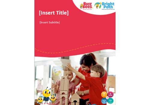Busy Bees HR Cover Page Template
