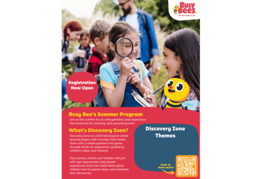 Busy Bees Summer Camp Flyer 2