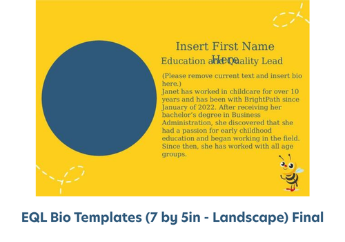 EQL Bio Templates (7 by 5in - Landscape) Final