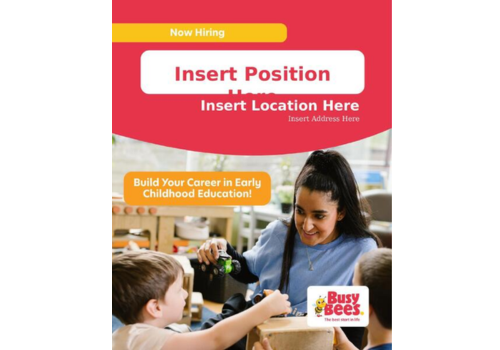 Hiring Social Media Template - Busy Bees