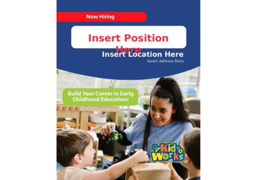 Kid Works - Hiring Social Media Template