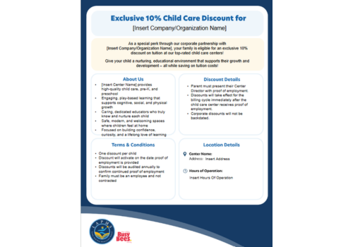LAPMS BB Corporate Discount Flyer