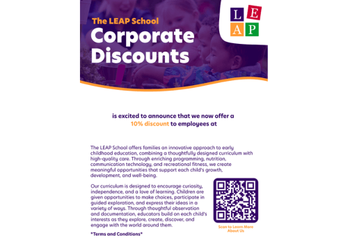 LEAP Corporate Discount Flyers