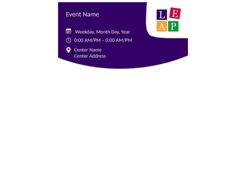 LEAP Flyer PPT Template 1