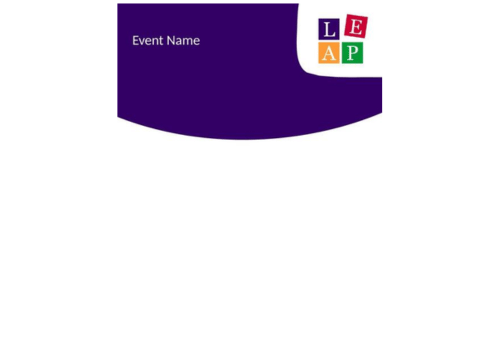 LEAP Flyer PPT Template 3