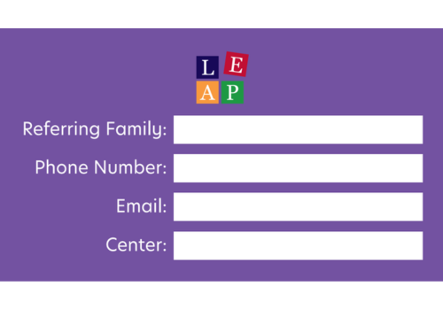 LEAP Referral Card Back