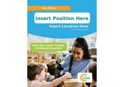 Malvern Day Camp - Hiring Social Media Template