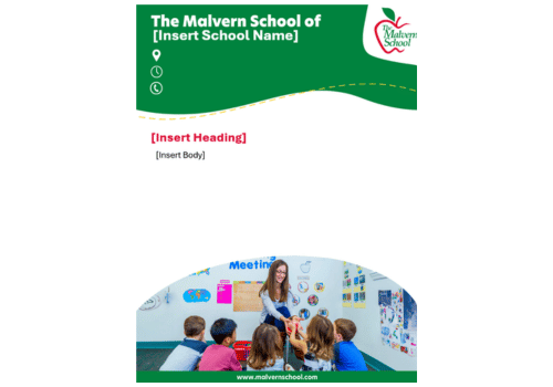 Malvern Flyer Template 4