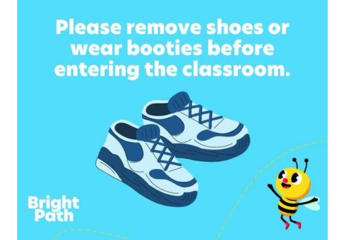 Remove Shoes_Booties_Wall Sign