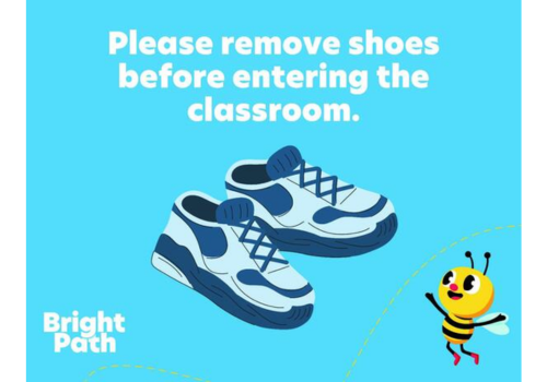Remove Shoes_Wall Sign