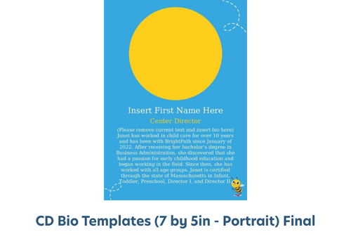 US CD Bio Templates (7 by 5in - Portrait) Final