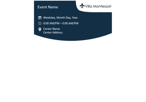 Villa Montessori Flyer PPT Template 1