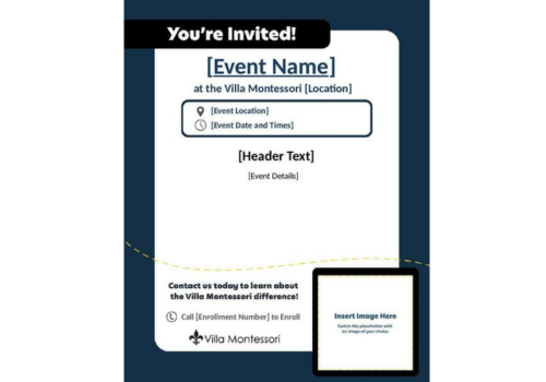 Villa Montessori_Event Social Media Design Template
