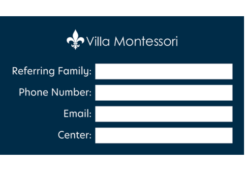 Villa mon Referral Card Back