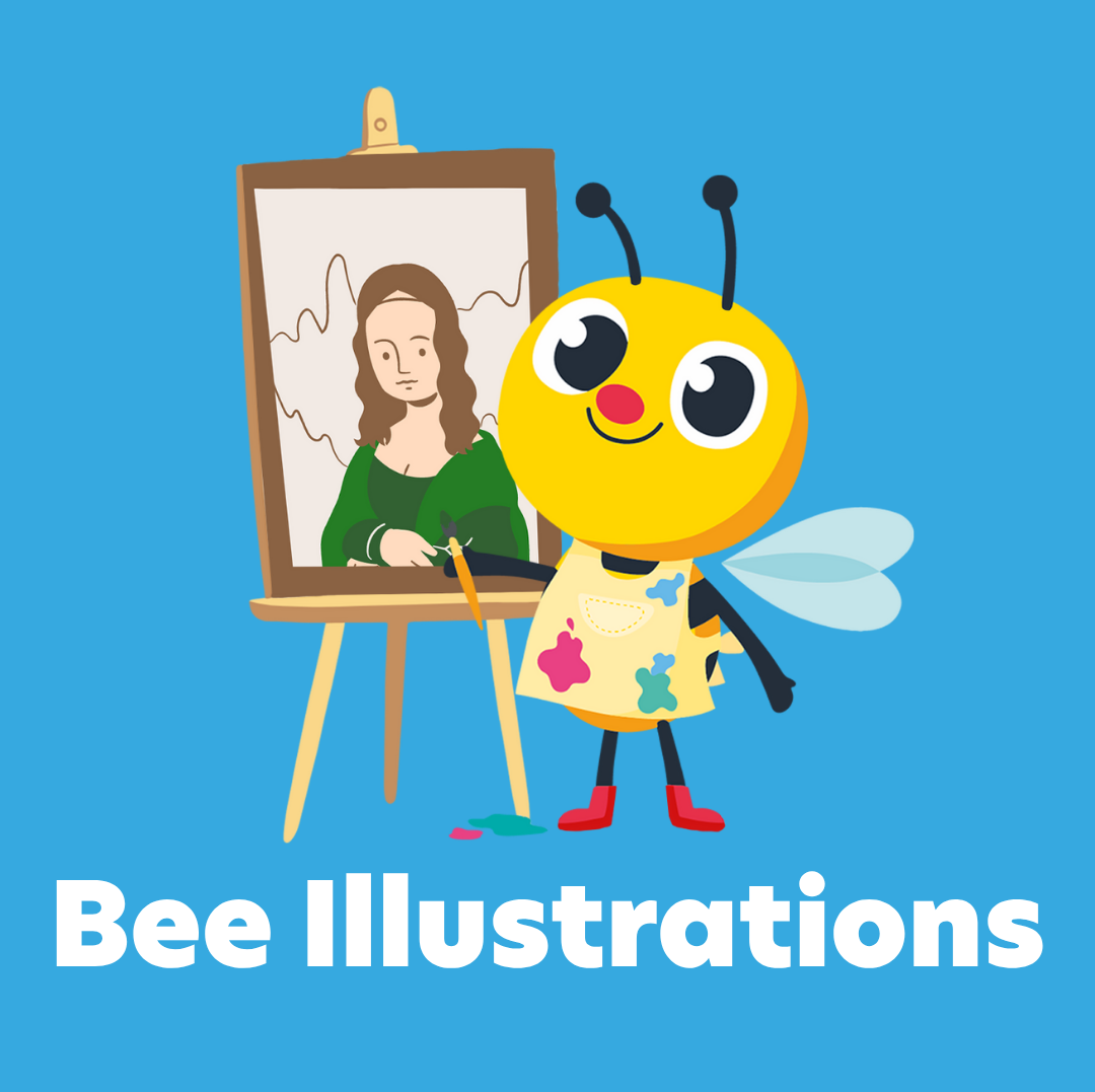 bee-illustrations-label